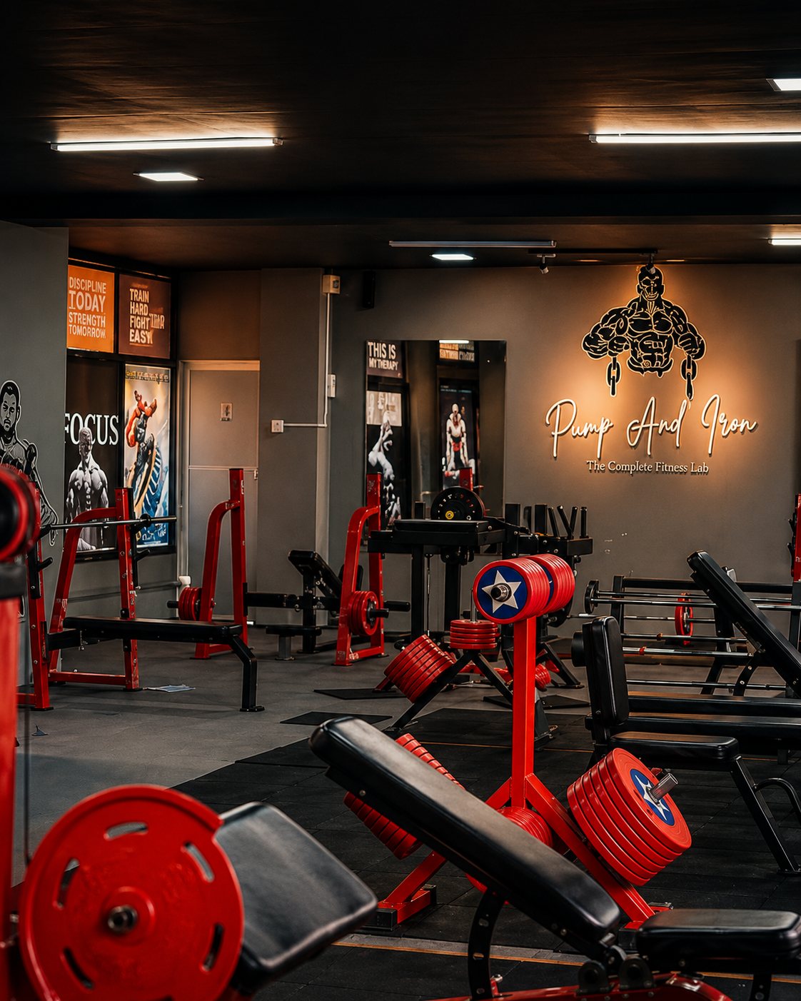 Inside Pump And Iron Gym, Pokhara