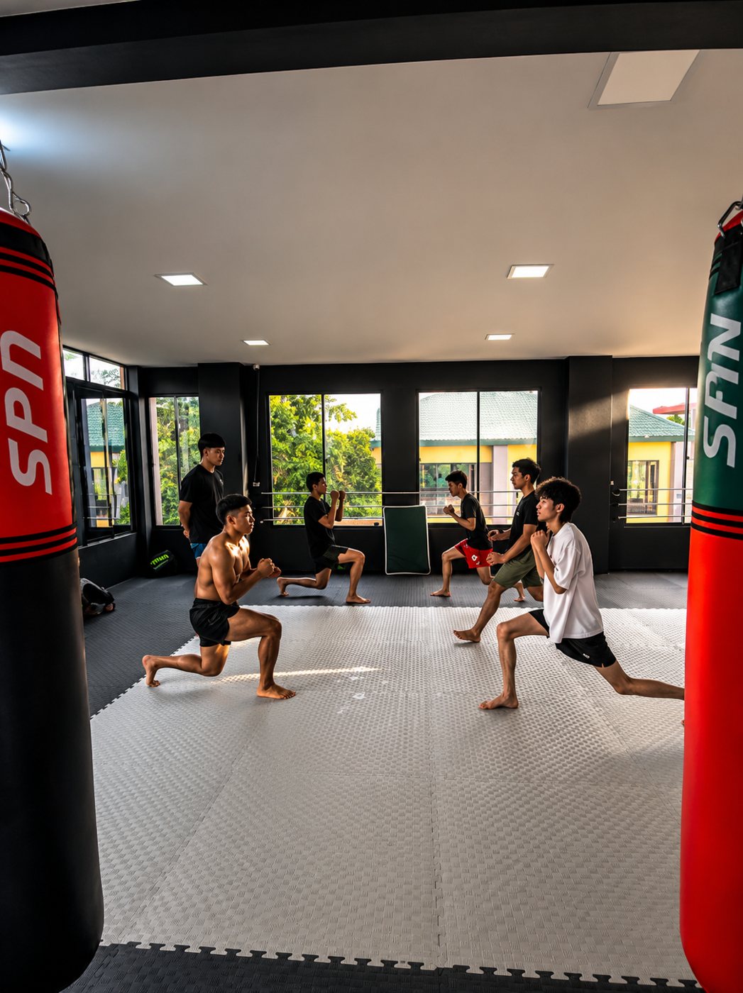 Group conditioning and fat loss session